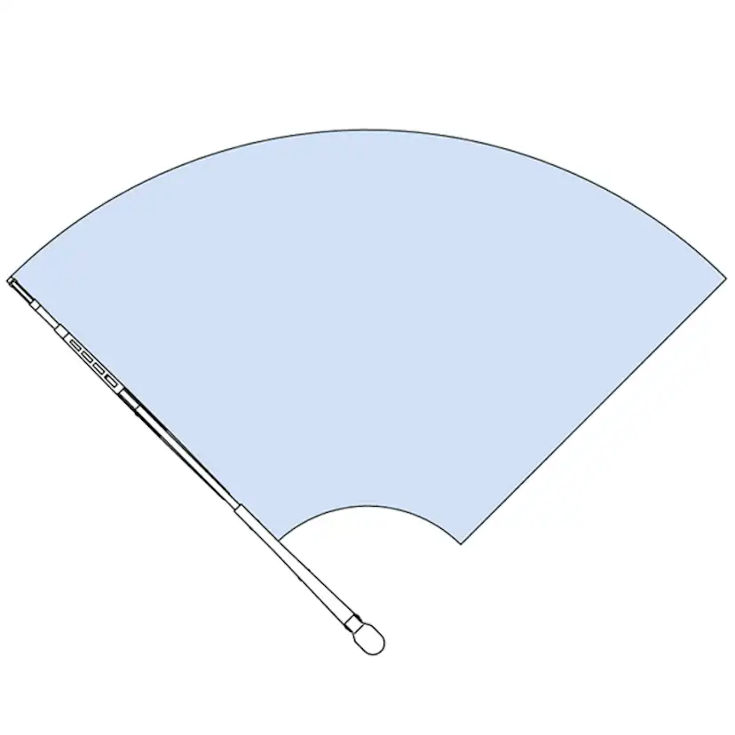 Torkararm Roca W12 474-612 mm Svart
