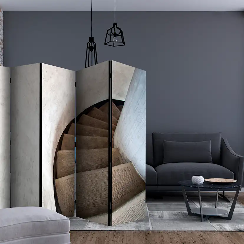 Rumsavdelare Skärmvägg Arkiio Spiral Stairs II 225x172 cm