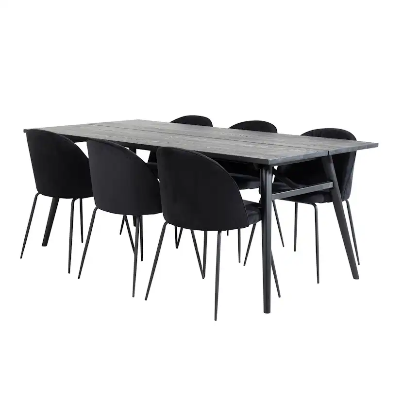 Matgrupp Venture Home Salt med 6 Wrigley Stolar