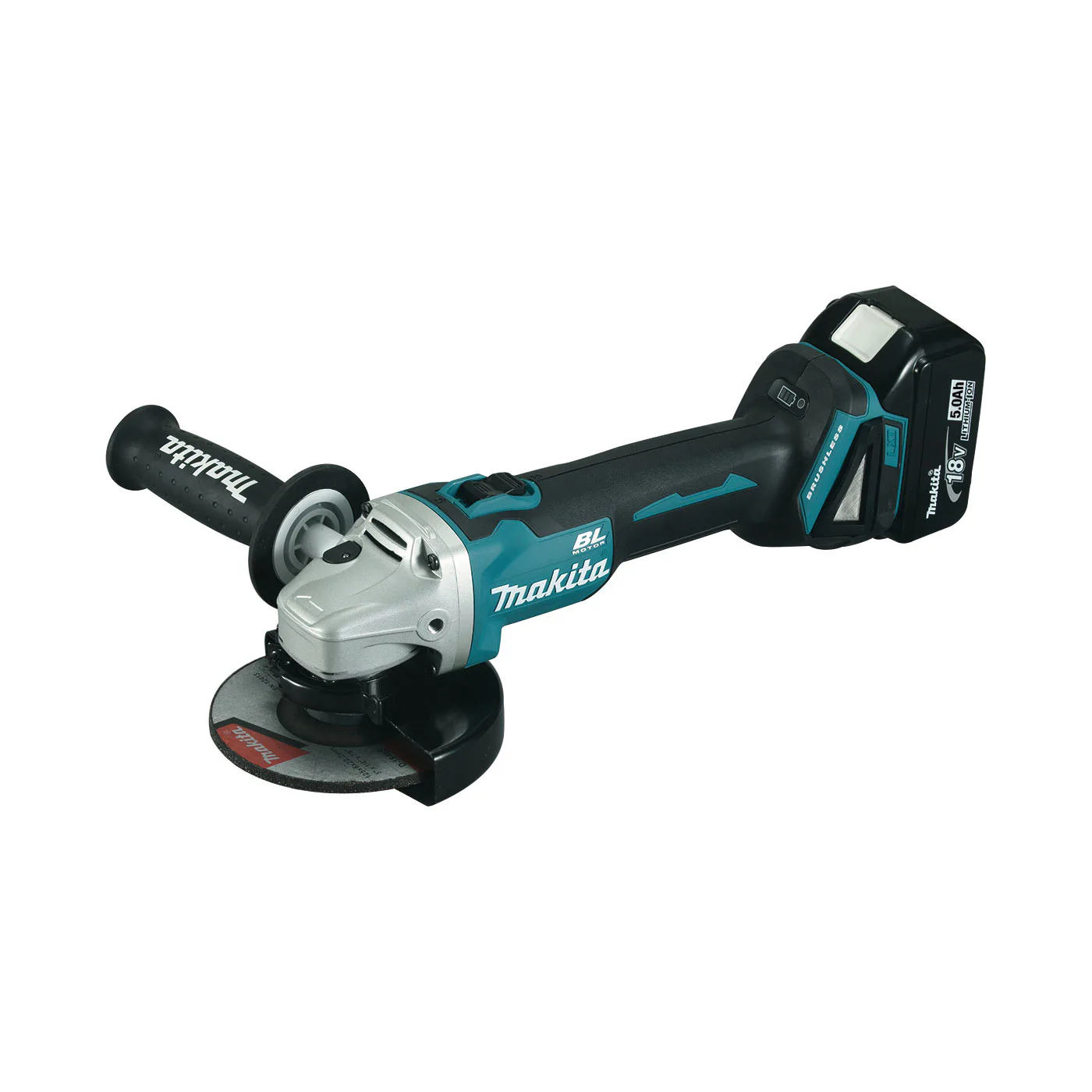 Vinkelslip Makita LXT DGA506RTJ 125 mm med Batteri