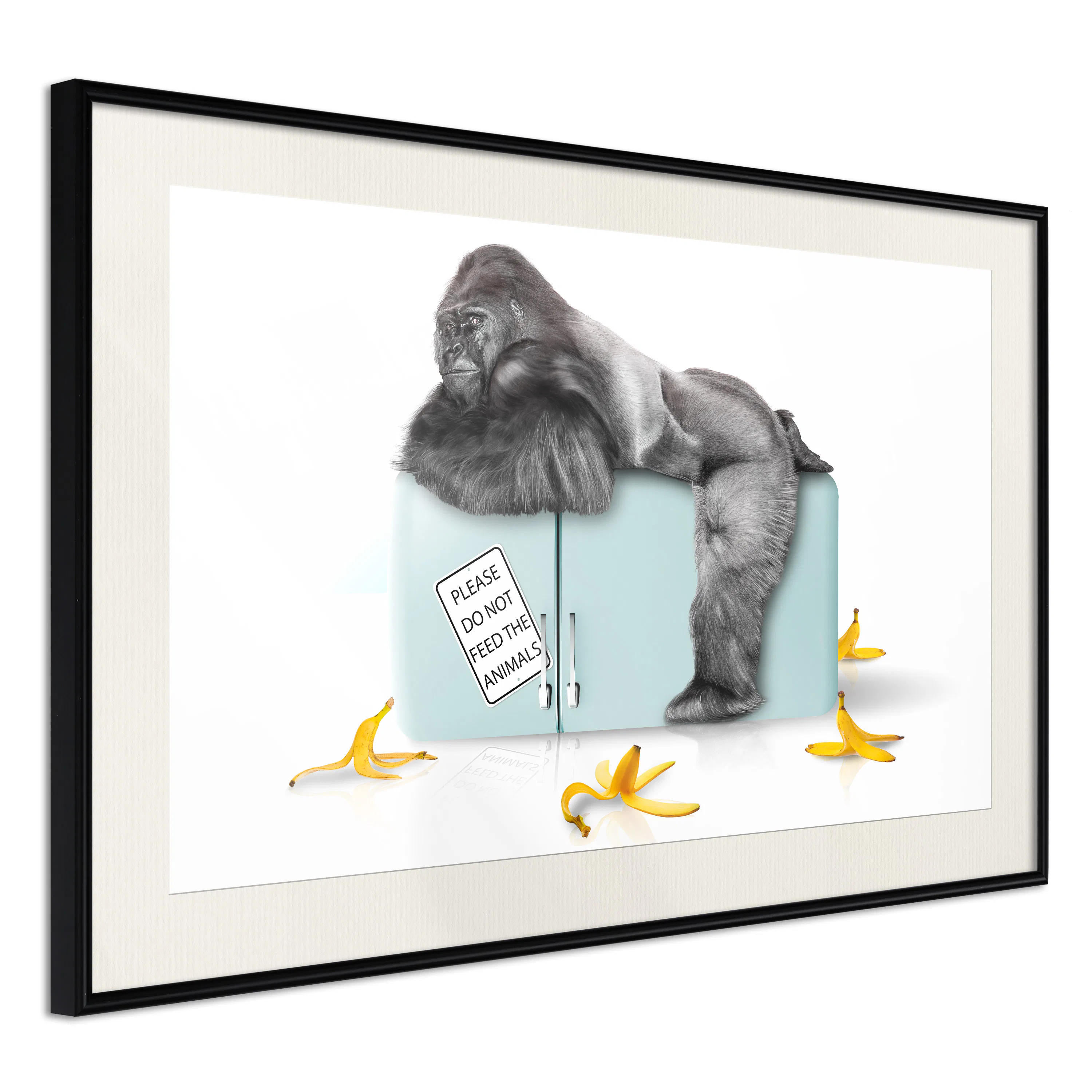 Poster Artgeist Affisch Hungry Gorilla
