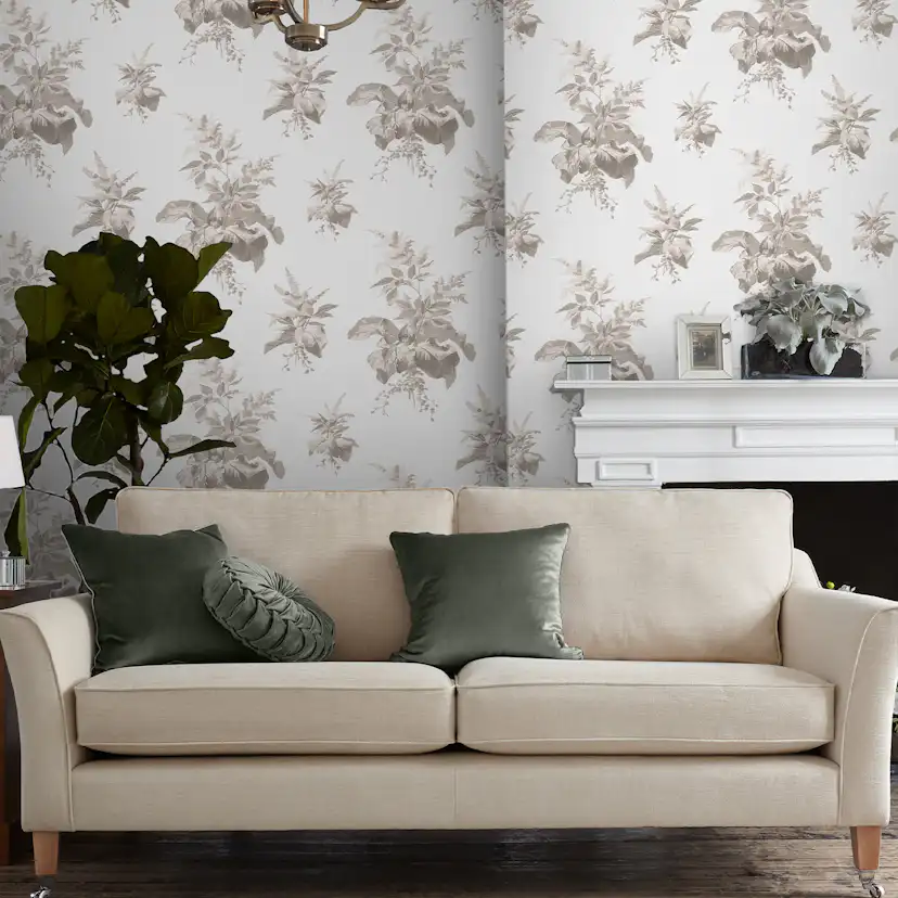 Tapet Laura Ashley Narberth Dove Grå 119850