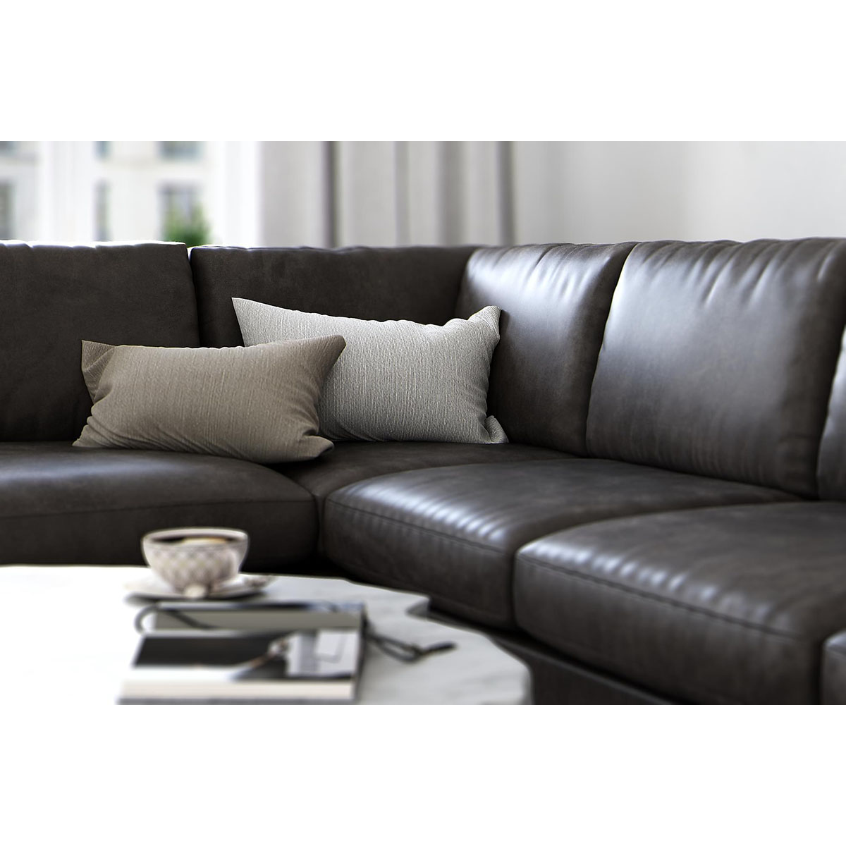 Divansoffa Scandinavian Choice Ocean Lyx Läder