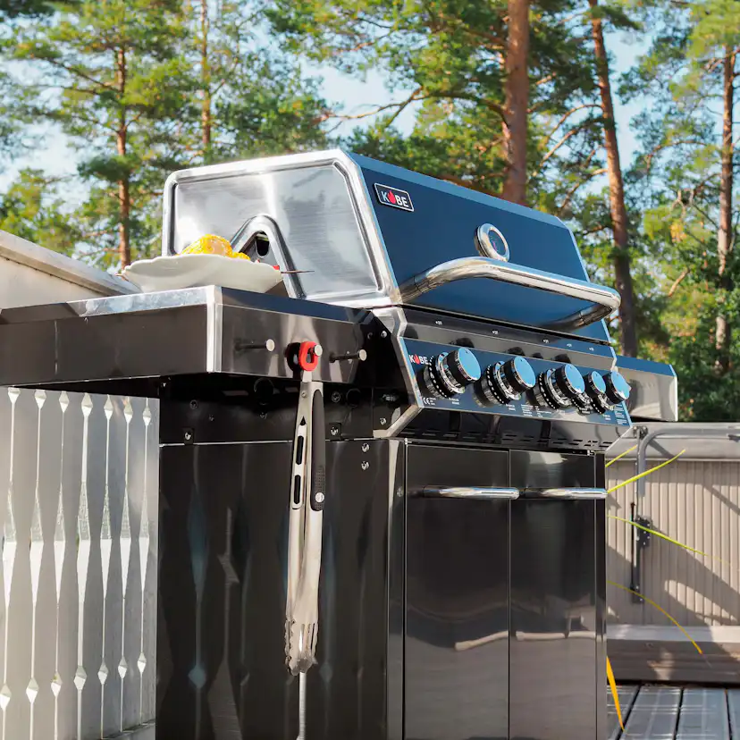 Gasolgrill Kobe Premium 4+1 Svart