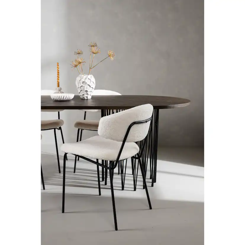 Matgrupp furniture/fashion Stone med 4 Chico Stolar