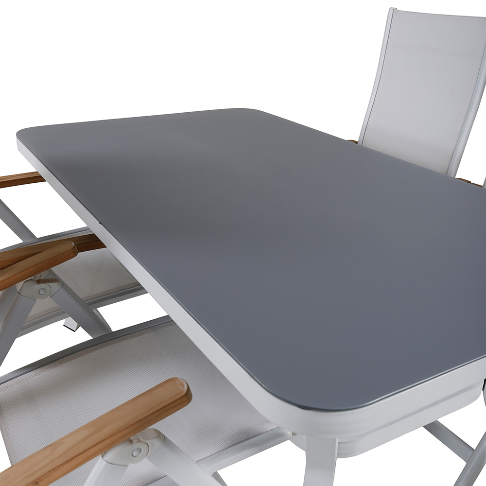 Matgrupp Venture Home Vyn med 4 Pandi Matstolar
