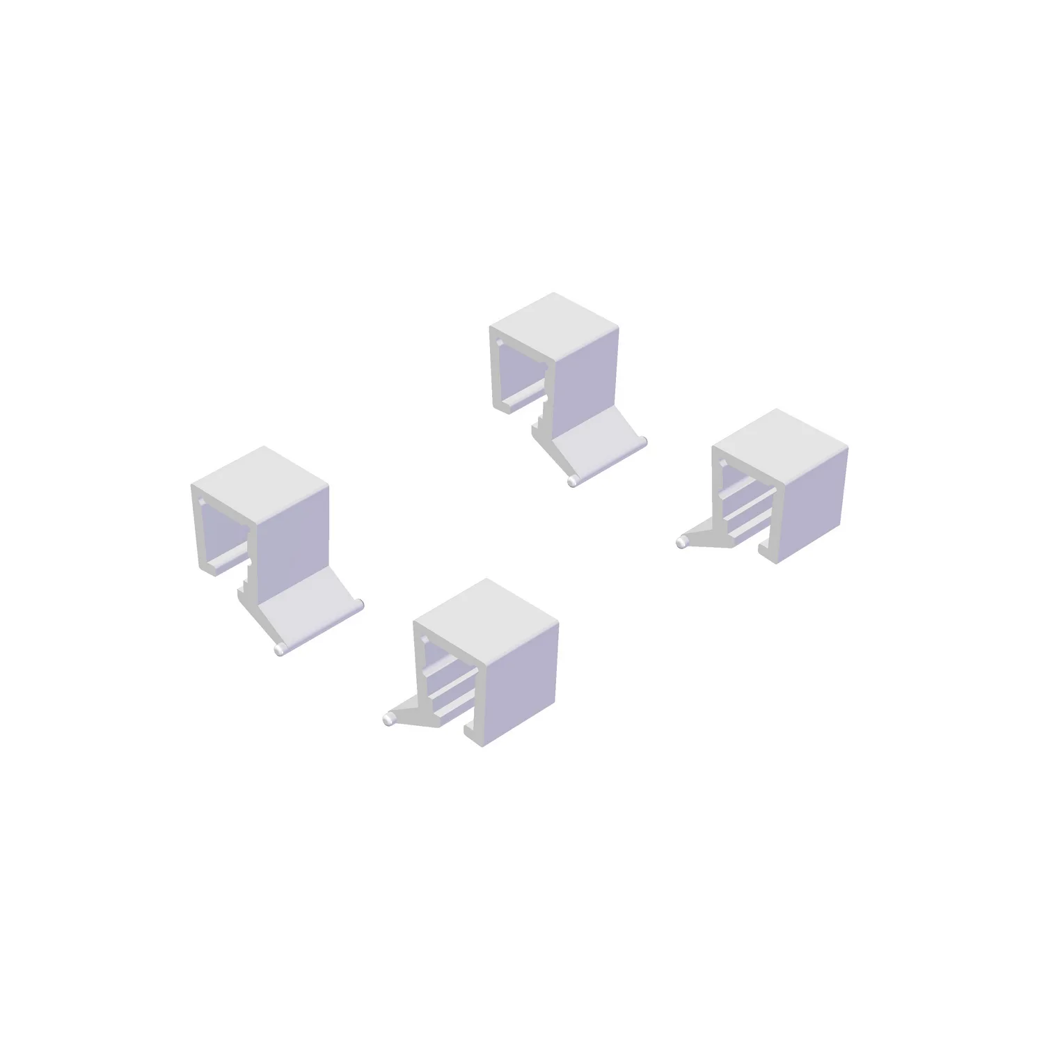 Backstopp Lundbergs Wide 4-Pack Vit