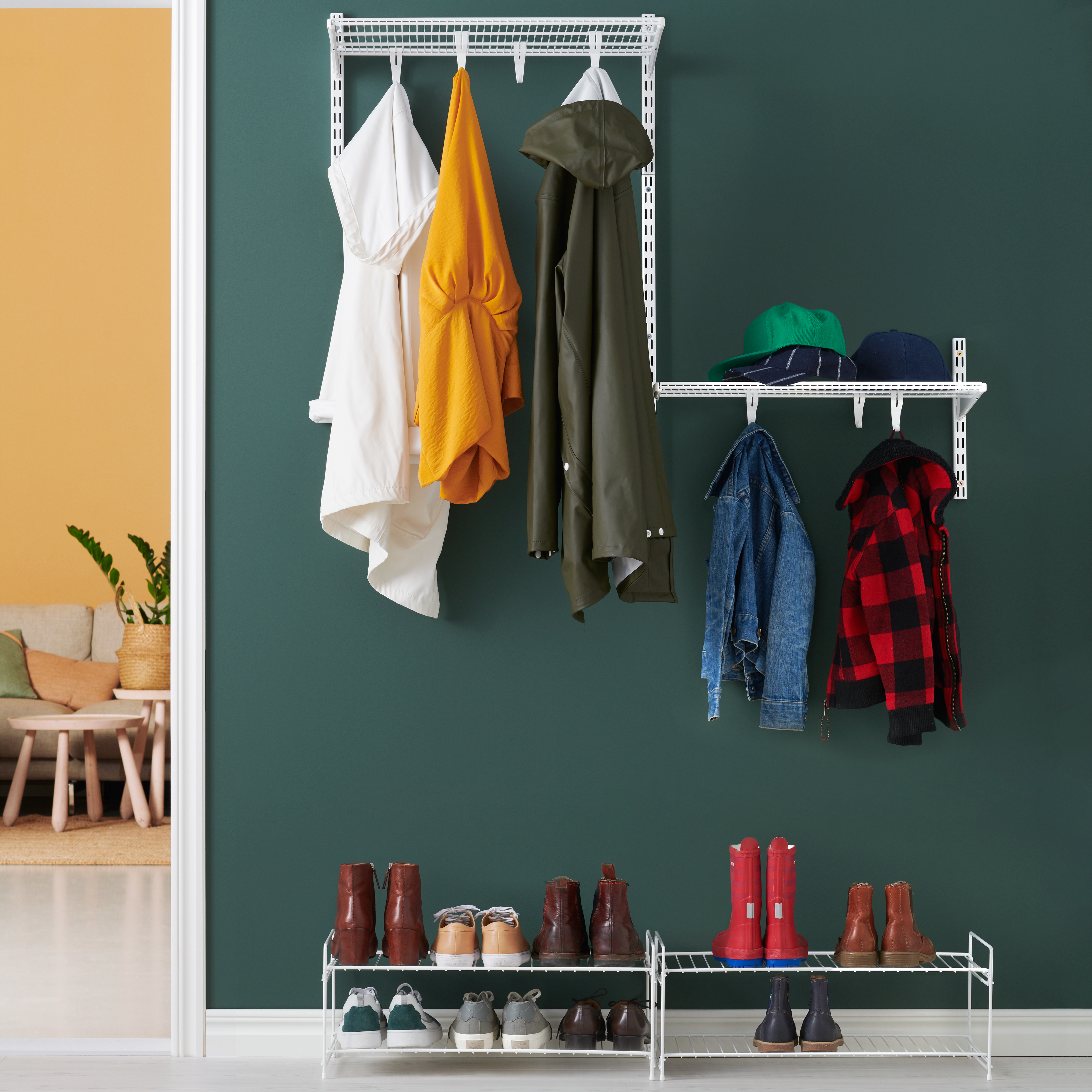 Skohylla Elfa Fristående Vit