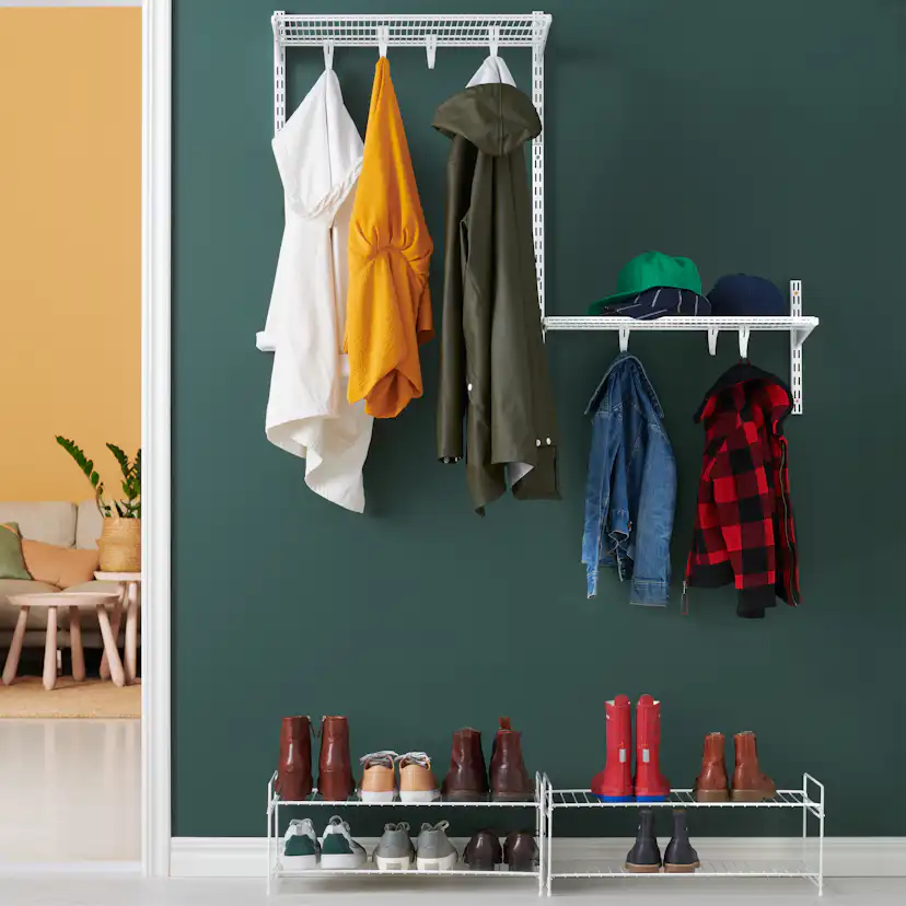 Skohylla Elfa Fristående Vit