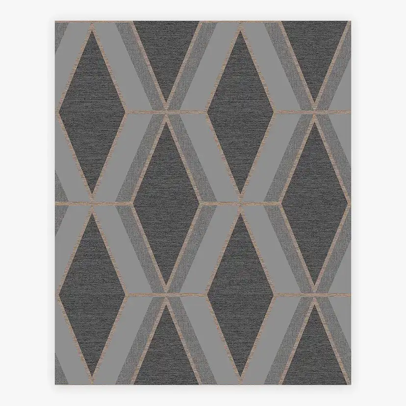 Tapet NEXT Optical Triangle Grey