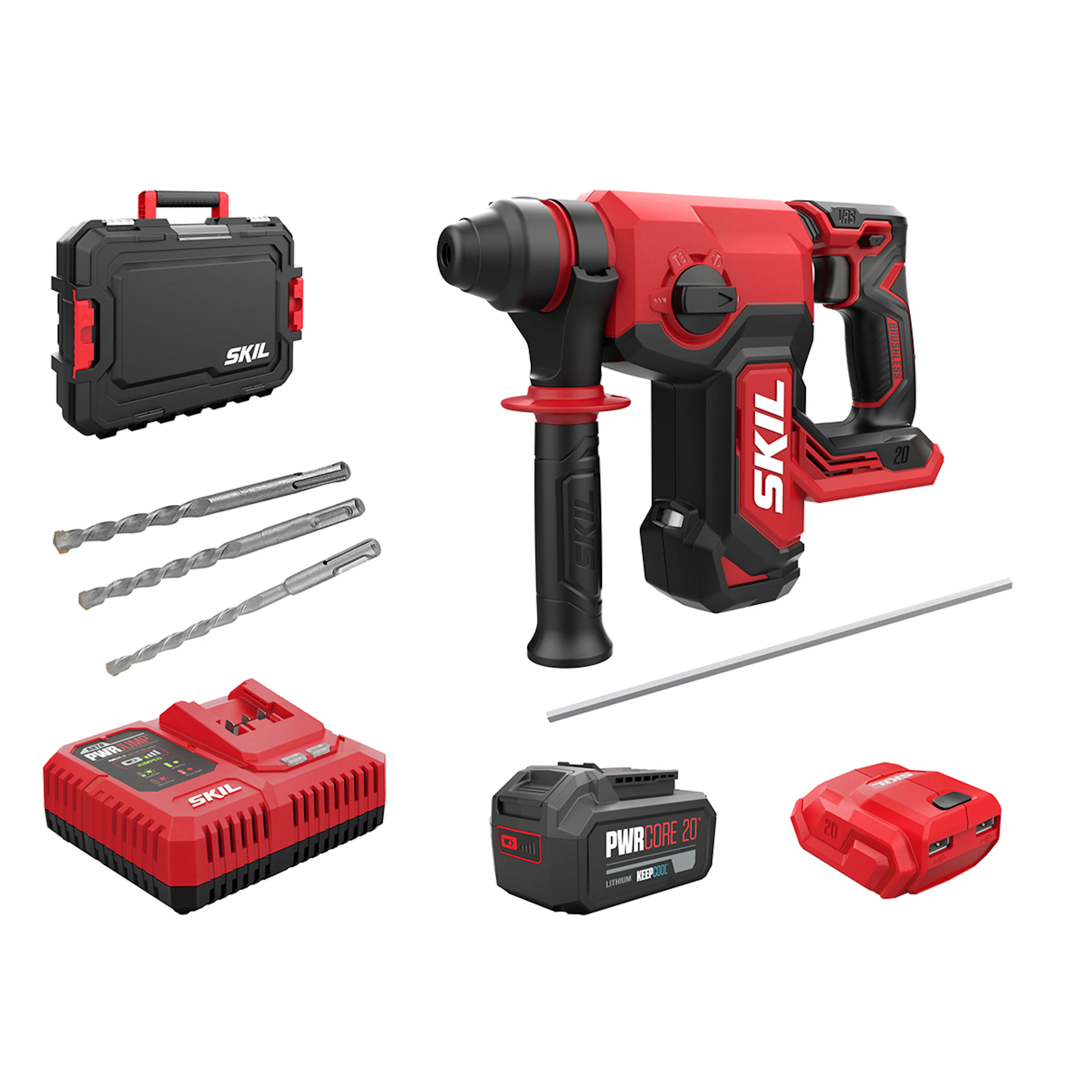 Borrhammare SKIL 3851 GA Batteridriven Kolborstfri