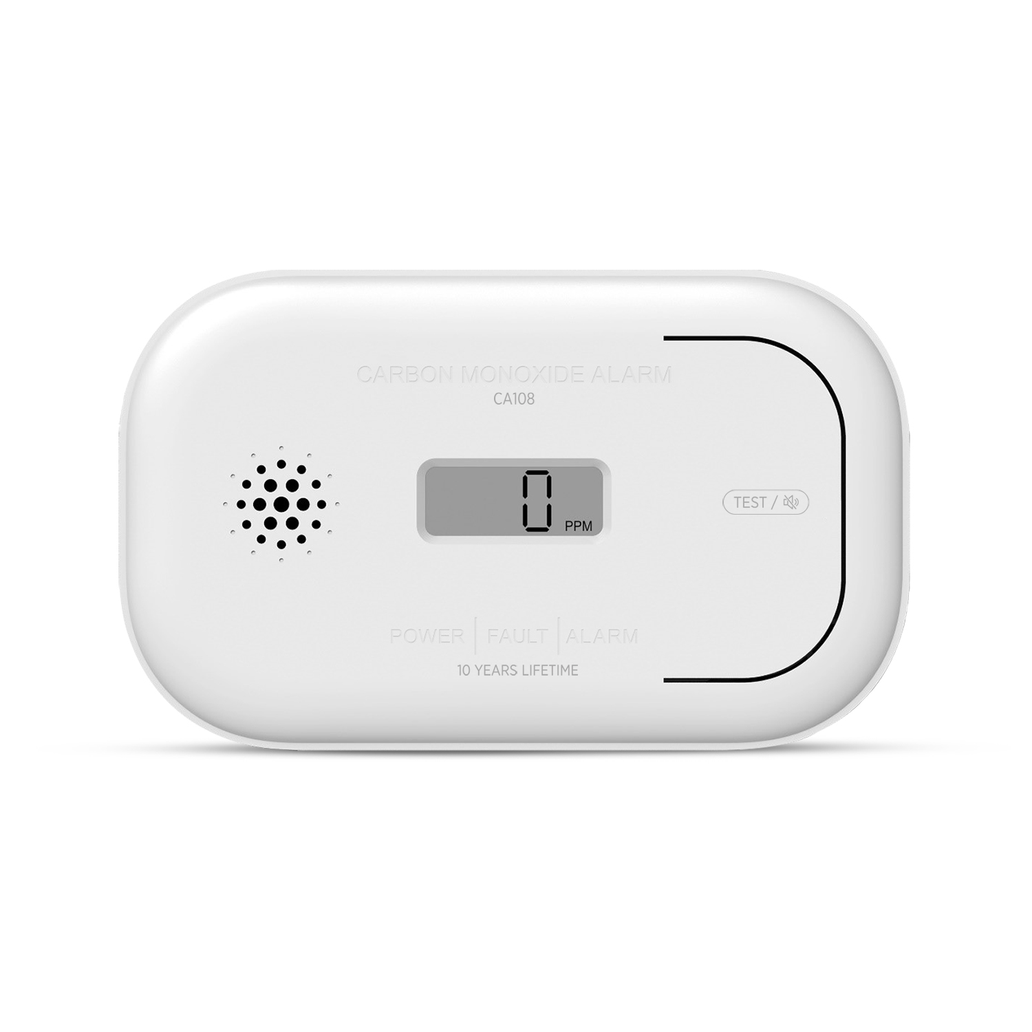 Kolmonoxidlarm Housegard LCD-Display inkl. 3-årsbatteri