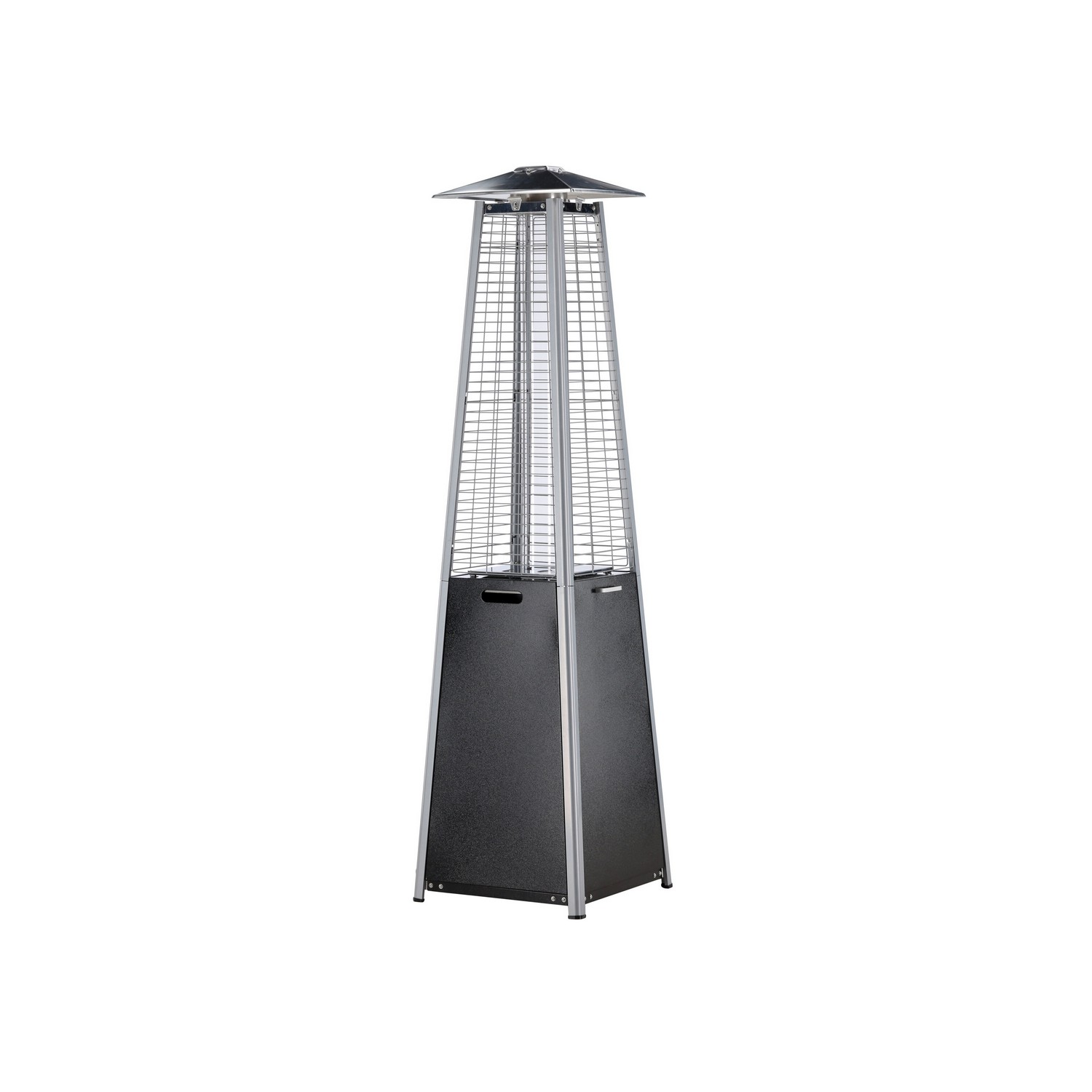 Terassvärmare Venture Home Hottie Square, Stående Gasolvärmare Utomhus i Aluminium
