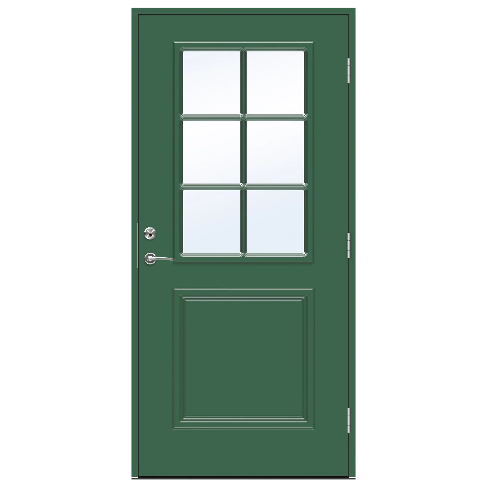 YD Advance-Line Classic Smetana 10x21-S-6020-G10Y, H BxH: 100x210 cm. Höger. NCS-S-6020-G10Y