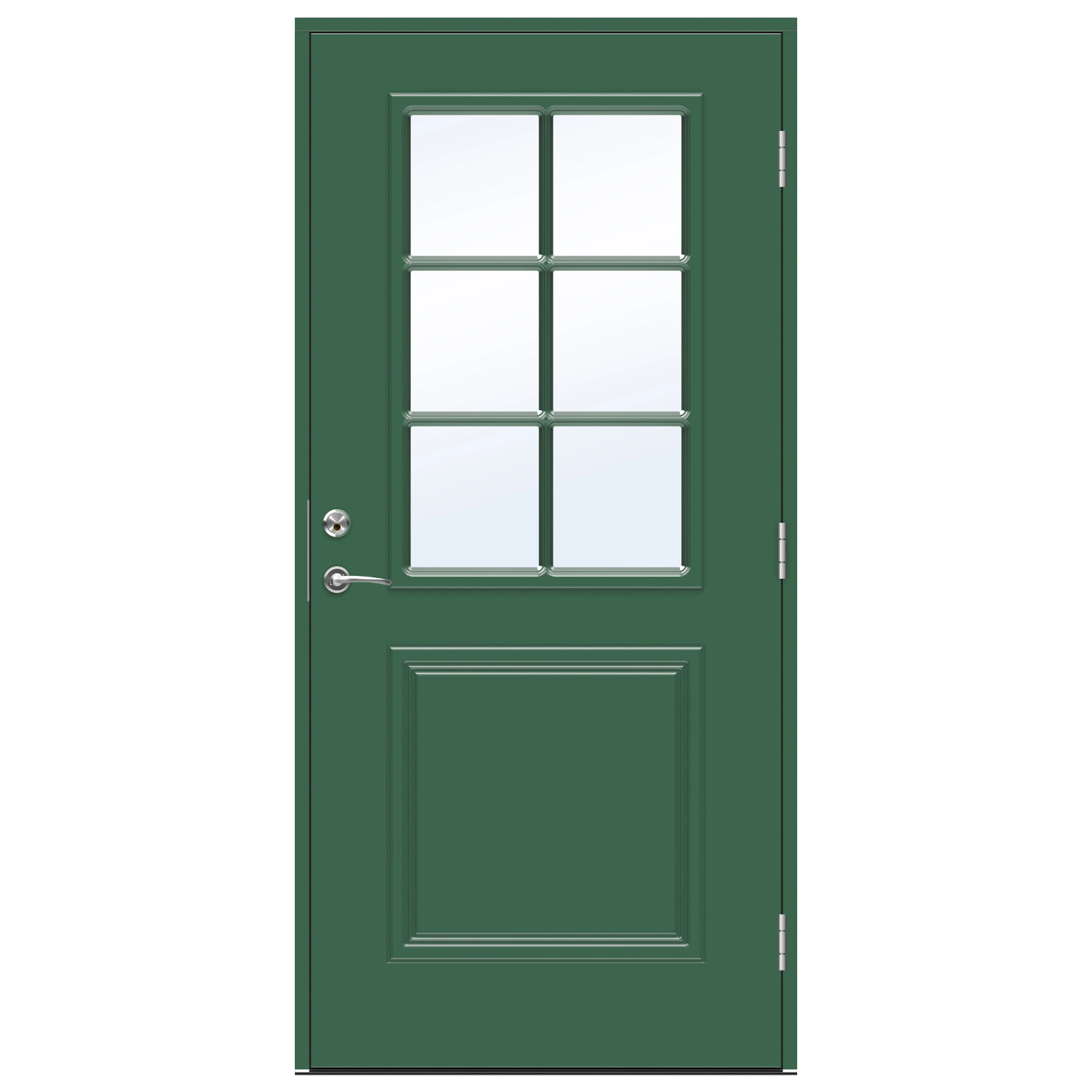 YD Advance-Line Classic Smetana 10x21-S-6020-G10Y, H BxH: 100x210 cm. Höger. NCS-S-6020-G10Y