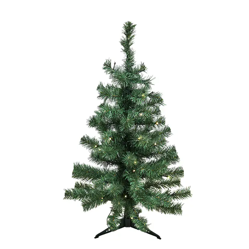 Plastgran Nordic Winter Alex 80X46 cm LED med Plastfot