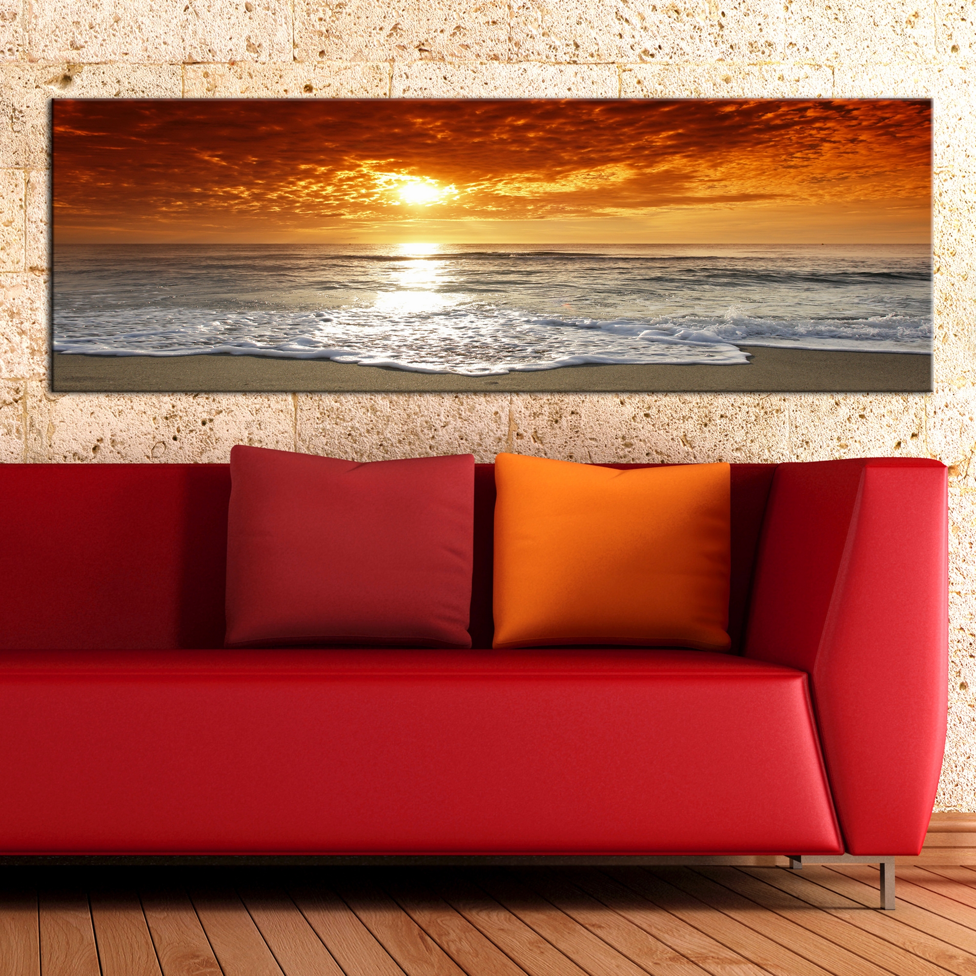 Tavla Arkiio Romantic Sunset 135x45