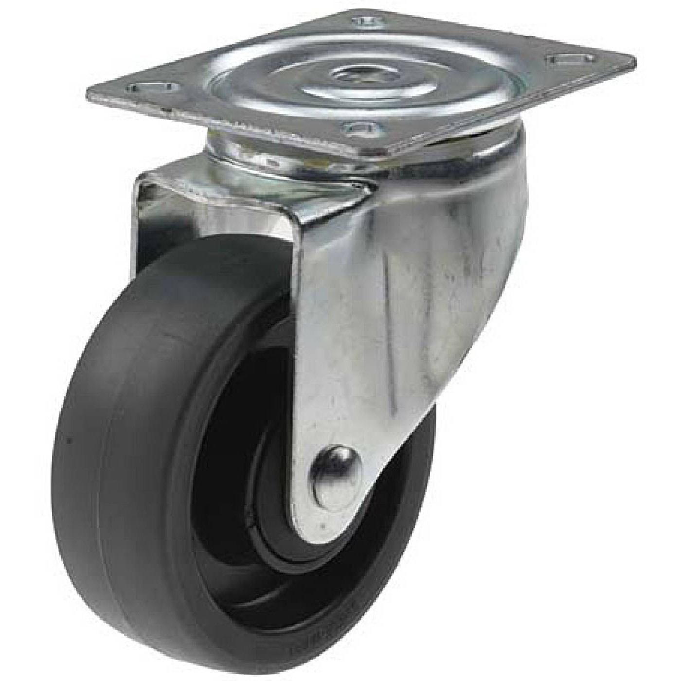 Containerhjul Millers Grå/Svart 100 mm