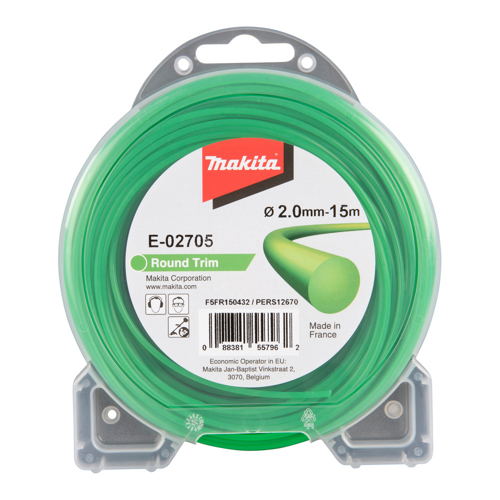 Trimmertråd Makita E-02705 2 mmx15m