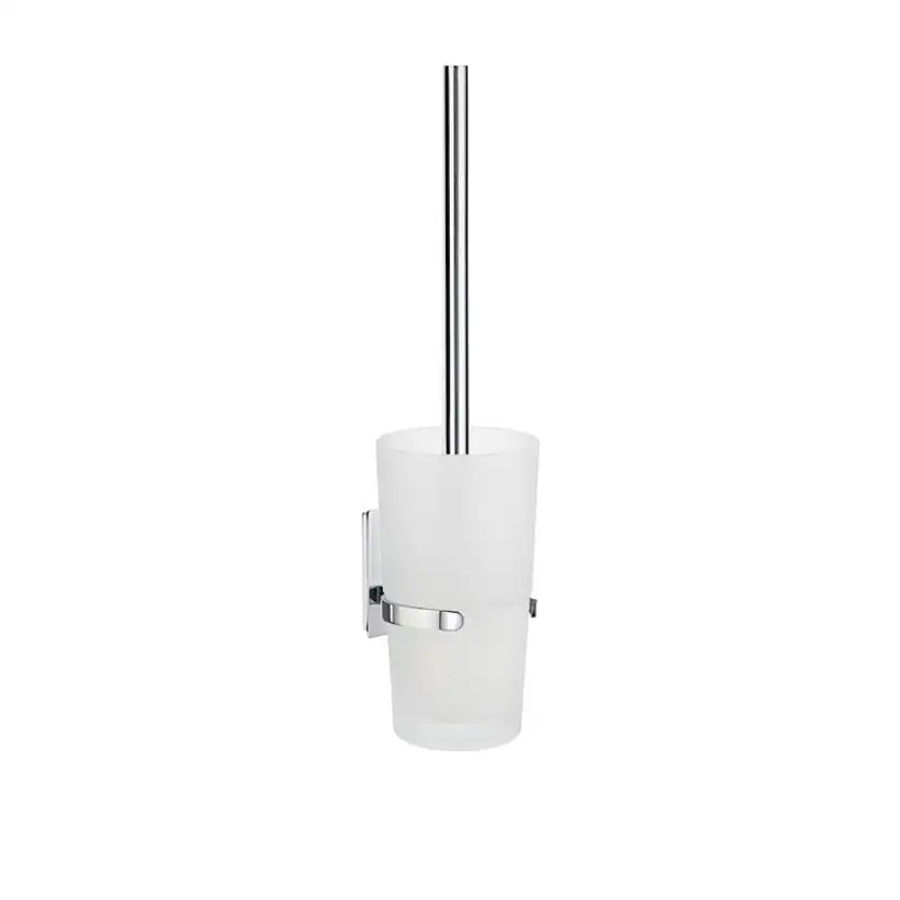 Toalettborste Smedbo Pool ZK333 Krom/Frostat Glas