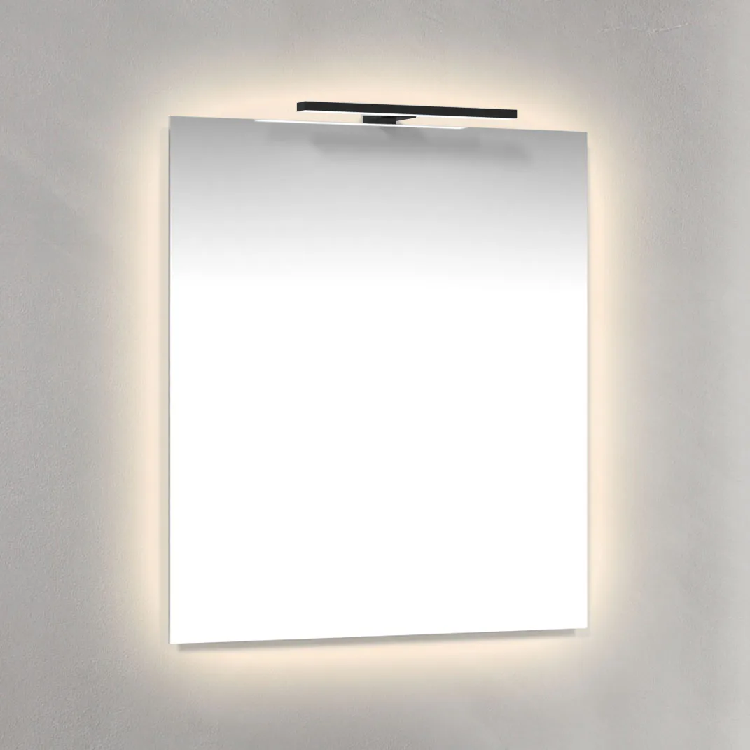 Spegel Macro Design Ambilight med Svart T-belysning