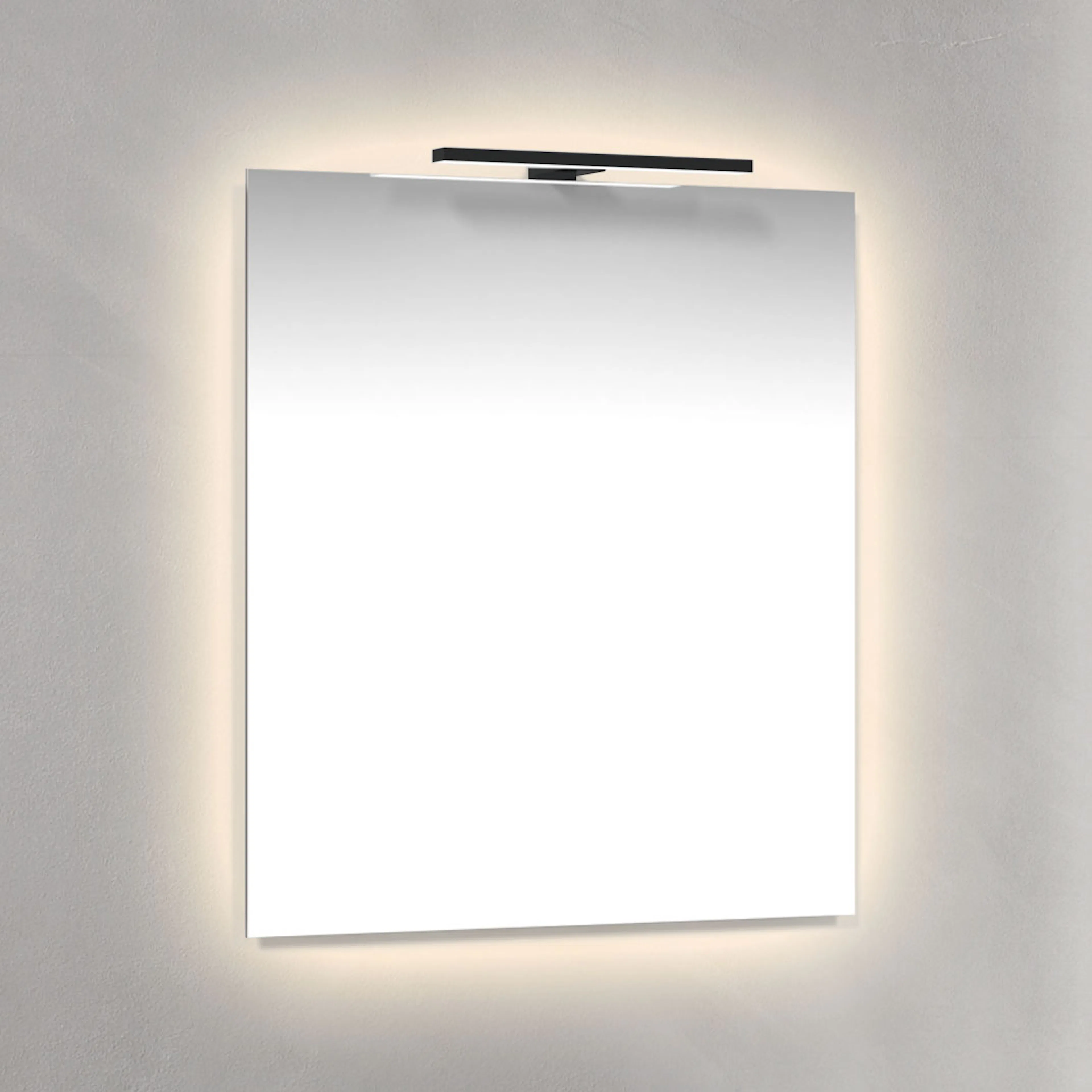 Spegel Macro Design Ambilight med Svart T-belysning