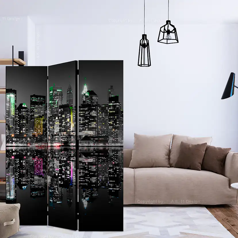 Rumsavdelare Skärmvägg Arkiio New York My Dream 135x172 cm