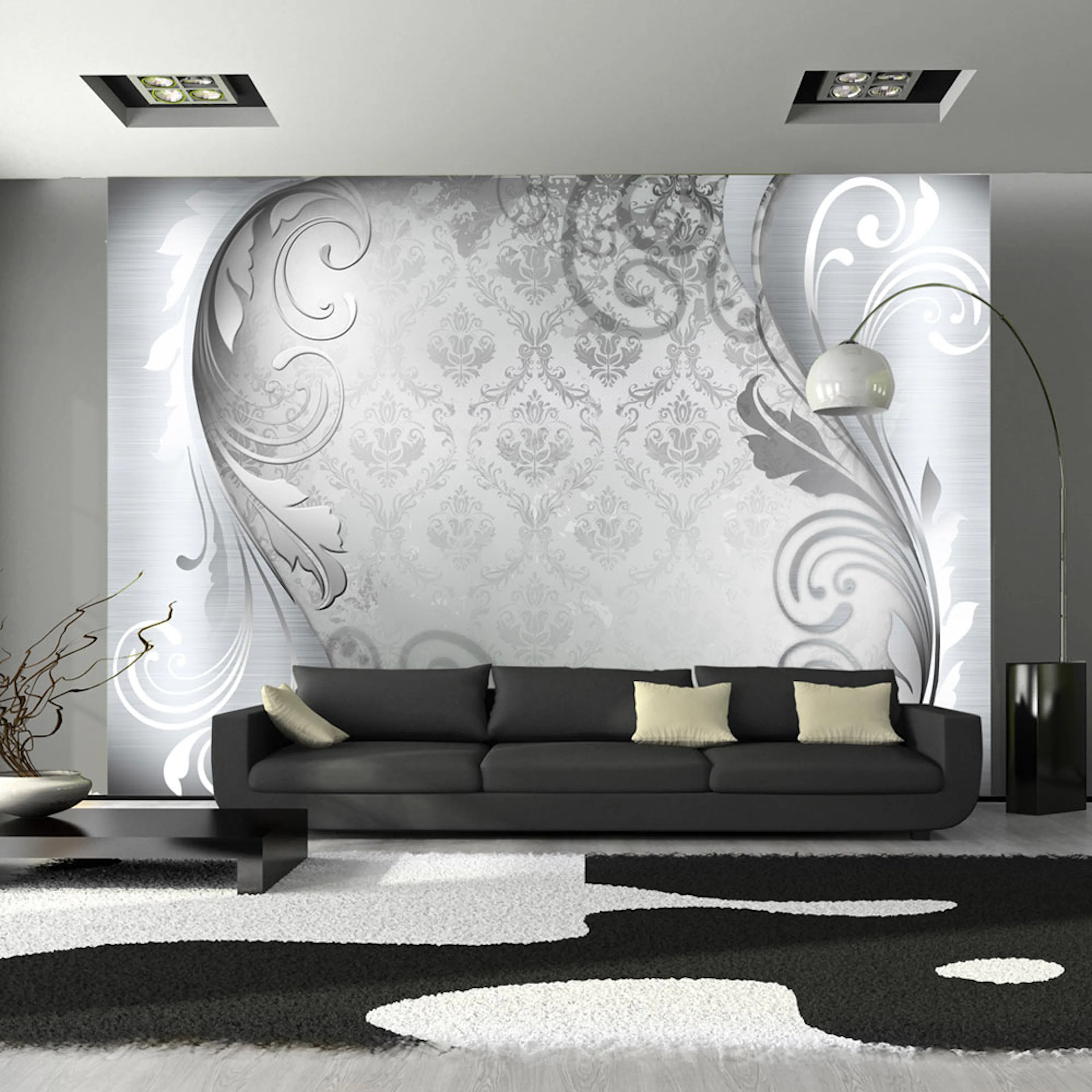 Fototapet Arkiio Gray Ornament