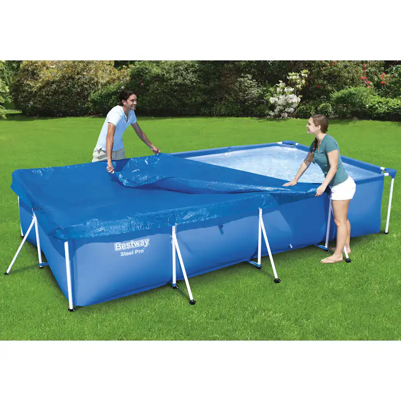 Poolöverdrag Bestway Flowclear Rektangulärt 4 x 2,11 m