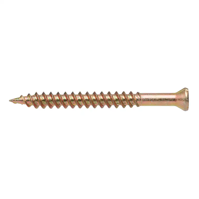 LIST/SOCKELSKRUV STÅL 1 MM 3,8x57 FZY Dimension: 3,8x57 mm, 1, MM, FZY