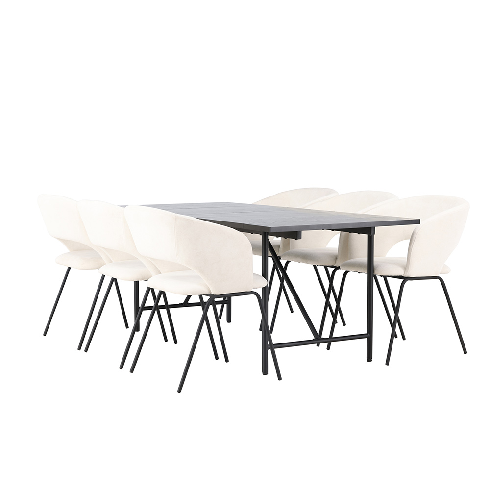 Matgrupp Venture Home Astrid med 6 Day Stolar