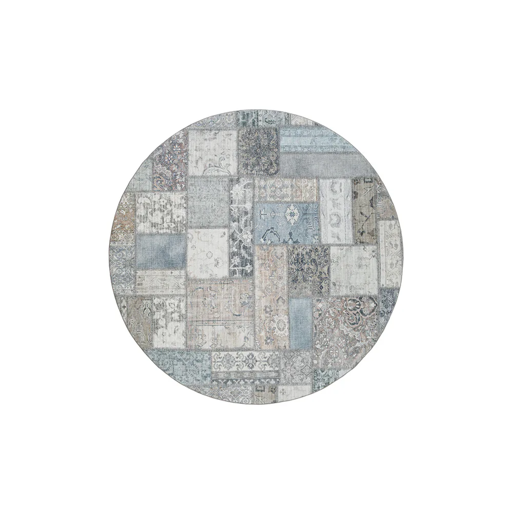 Tarfaya Patch Natur Rund 240 Natur, 240x240 cm