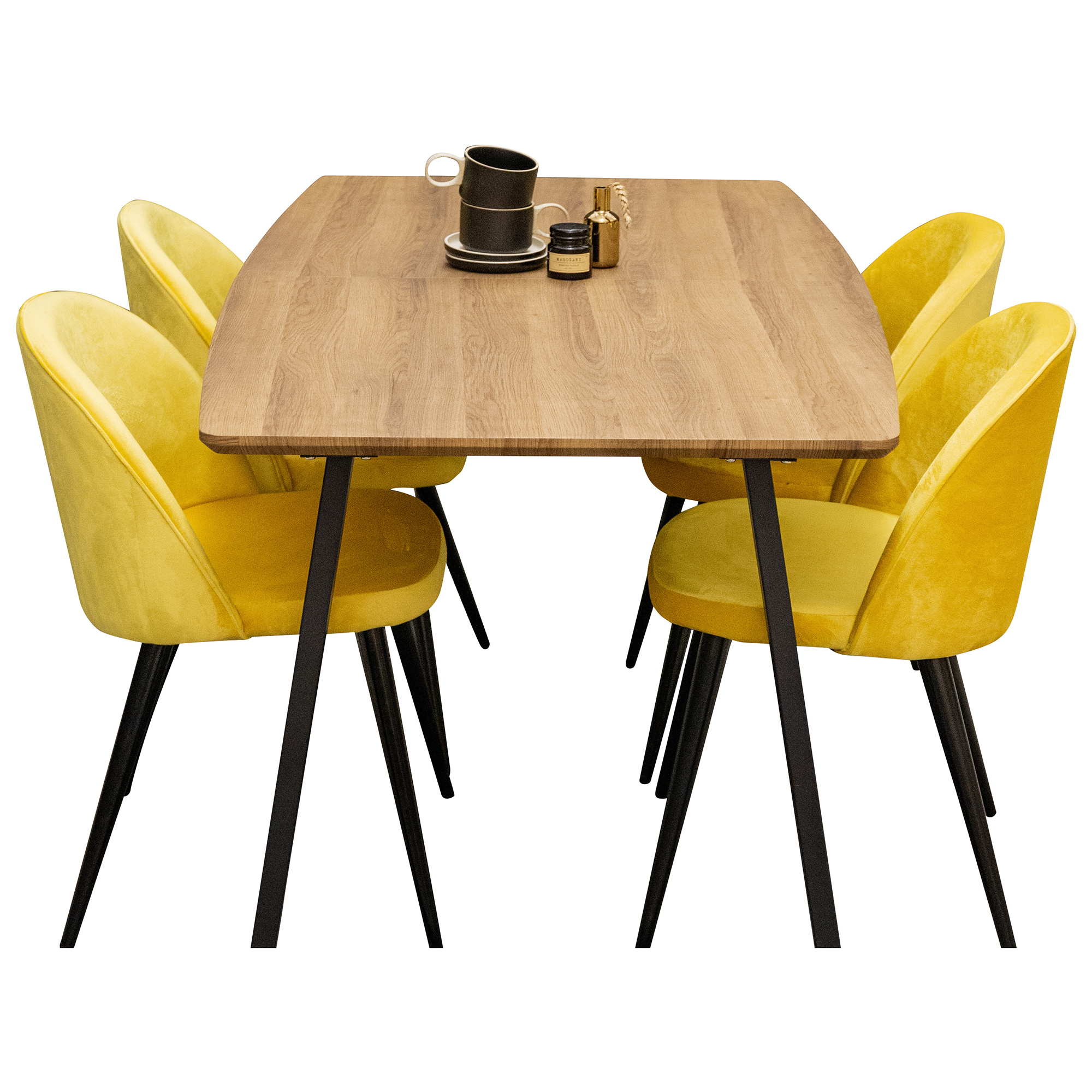 Matgrupp Venture Home Ina med 6 Valentina Stolar