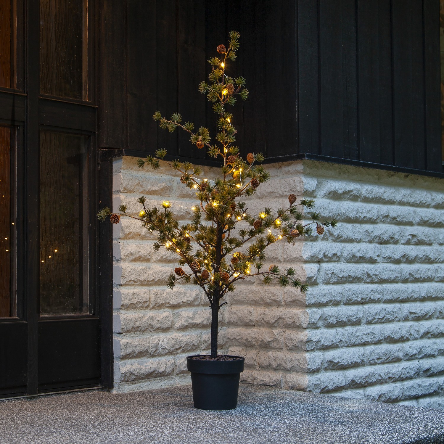 Dekorationsträd Star Trading Larix 115 cm 40L
