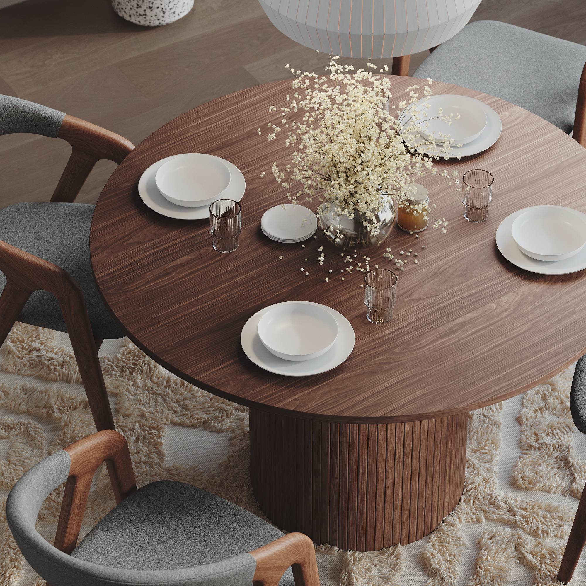 Matbord In Living Kopparbo Ø120 cm