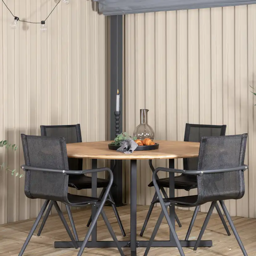 Matgrupp Venture Home Zurc med 4 Anve Matstolar