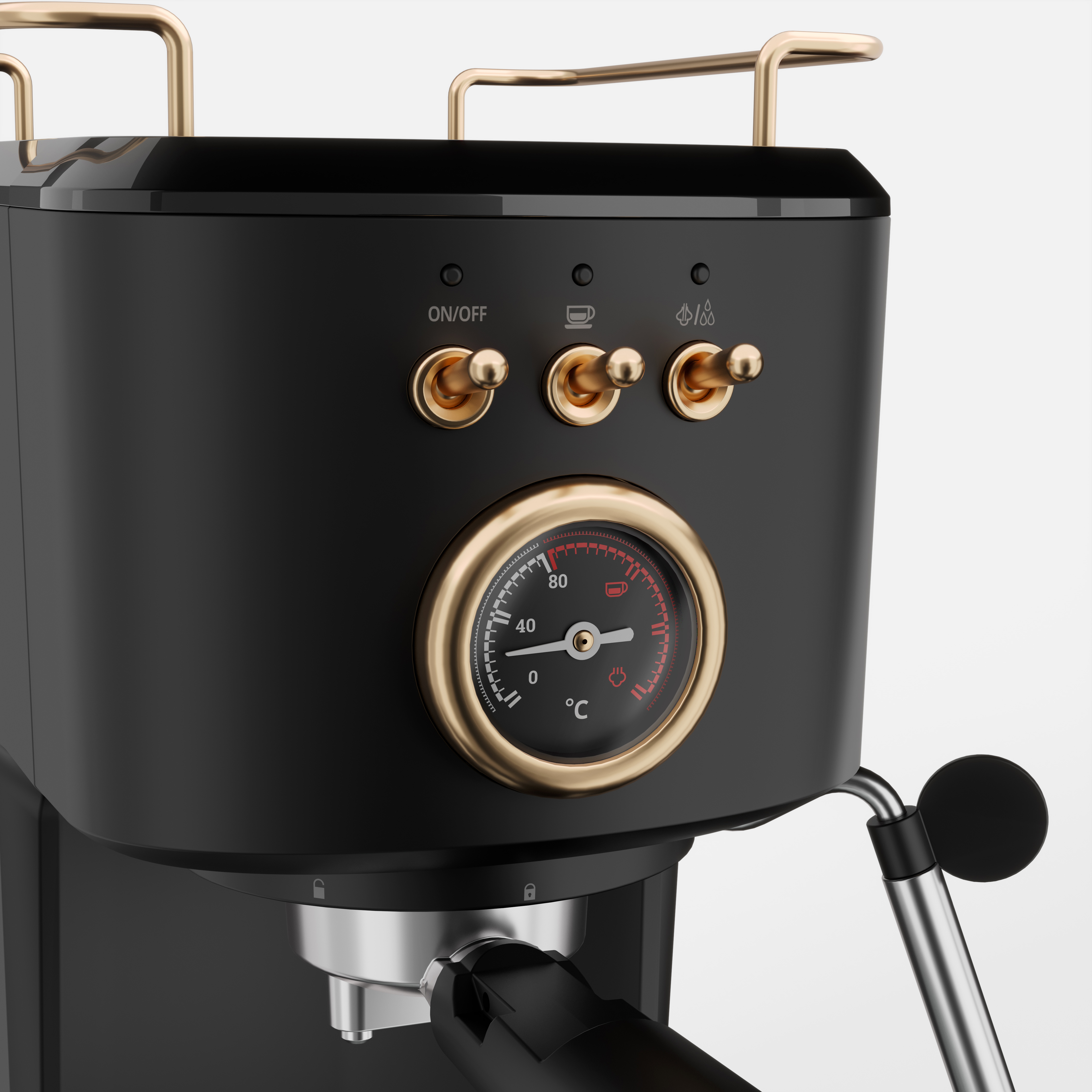 Espressomaskin Princess Manuell 1100W