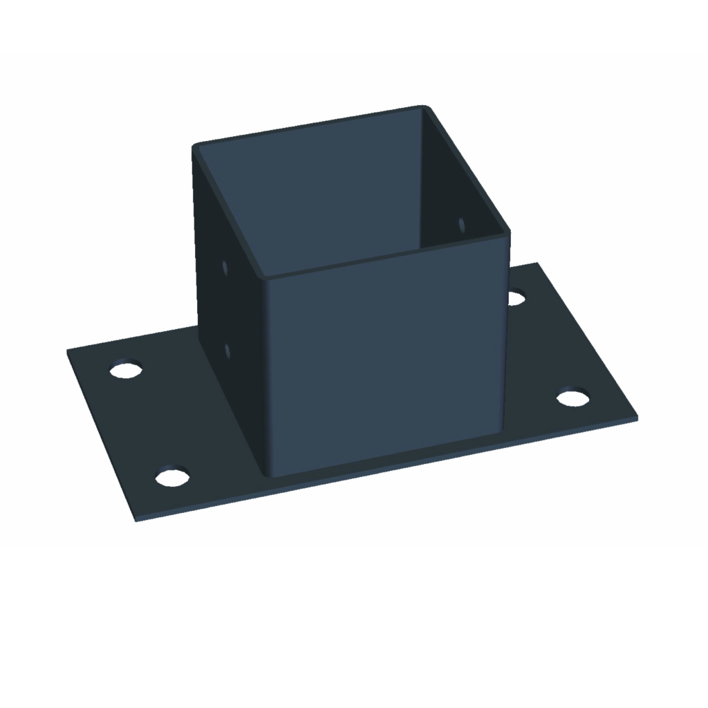 Stolpsko Jabo U 71x71 Svart