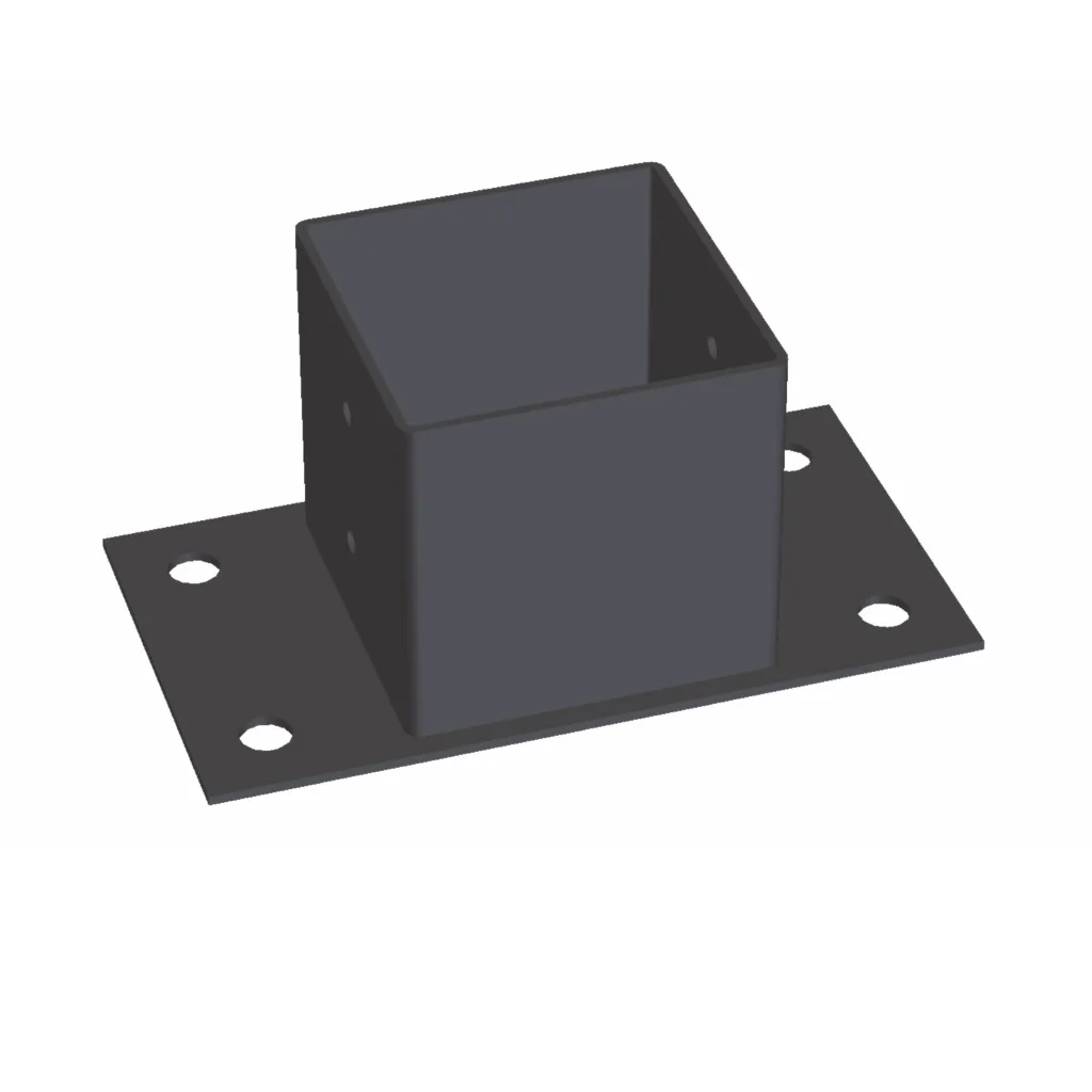 Stolpsko Jabo U 71x71 Svart