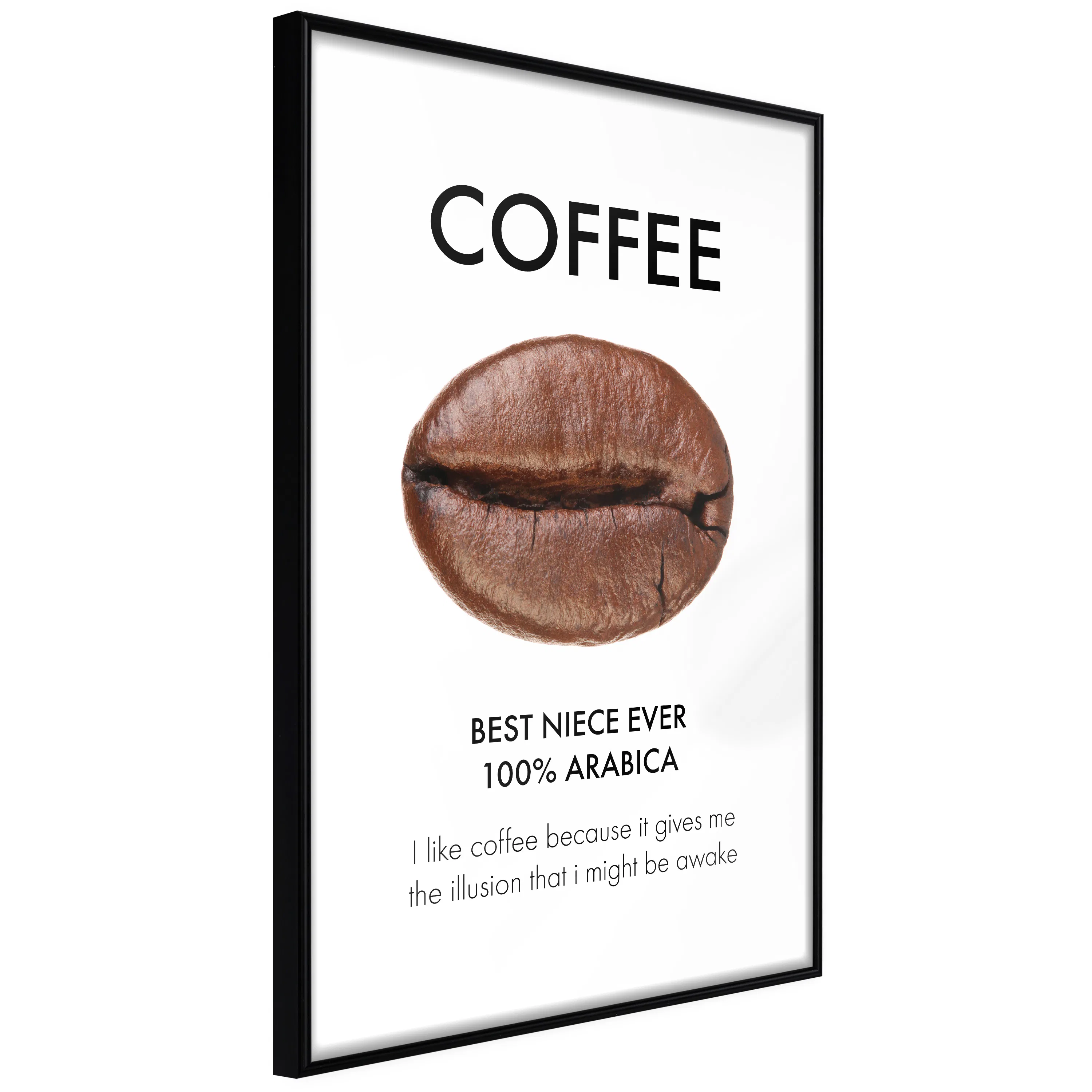 Poster Artgeist Affisch Coffee - Best Niece Ever