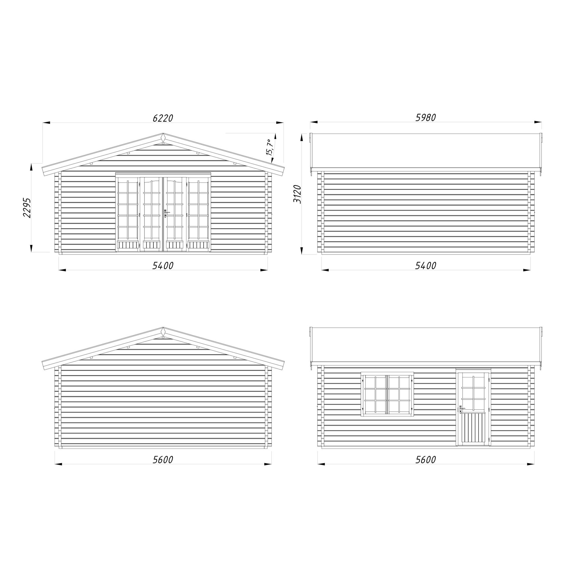 Stuga Palmako Irene 29,2 m2