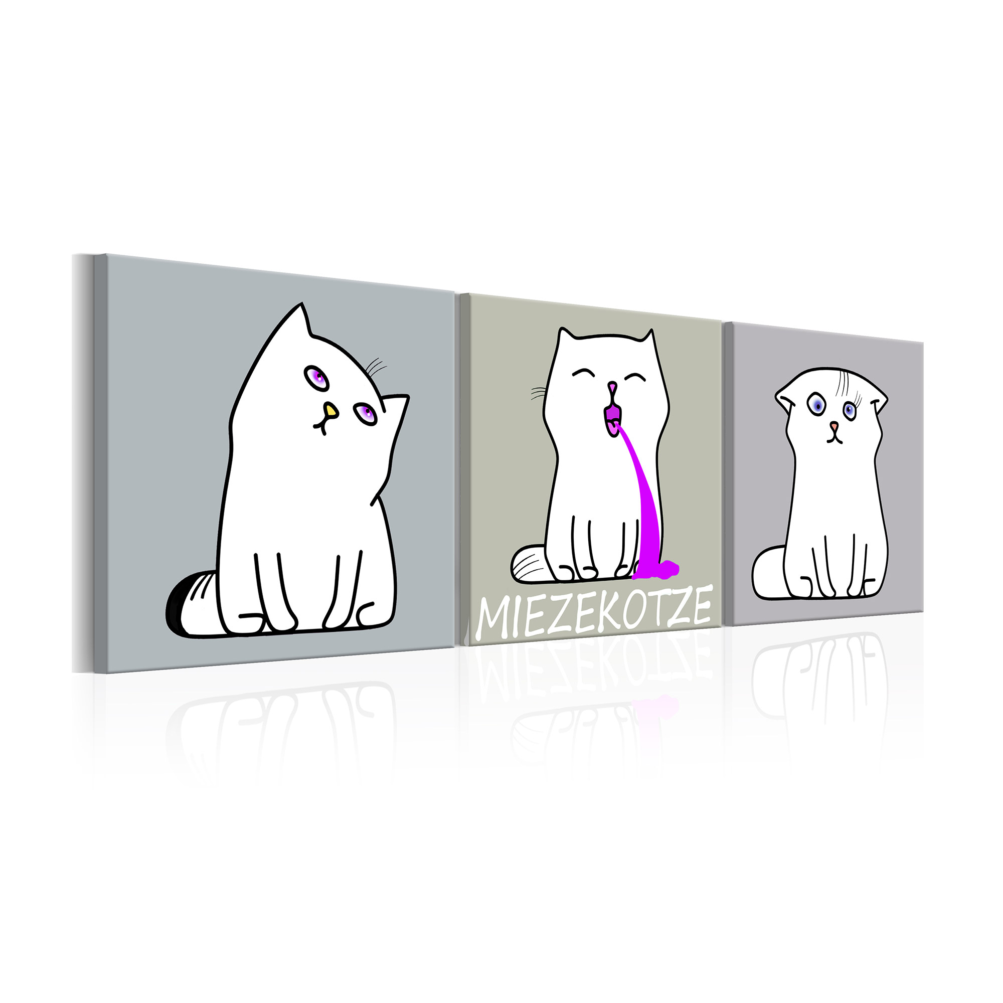 Tavla Arkiio Miezekotze Cat Trio 120x40
