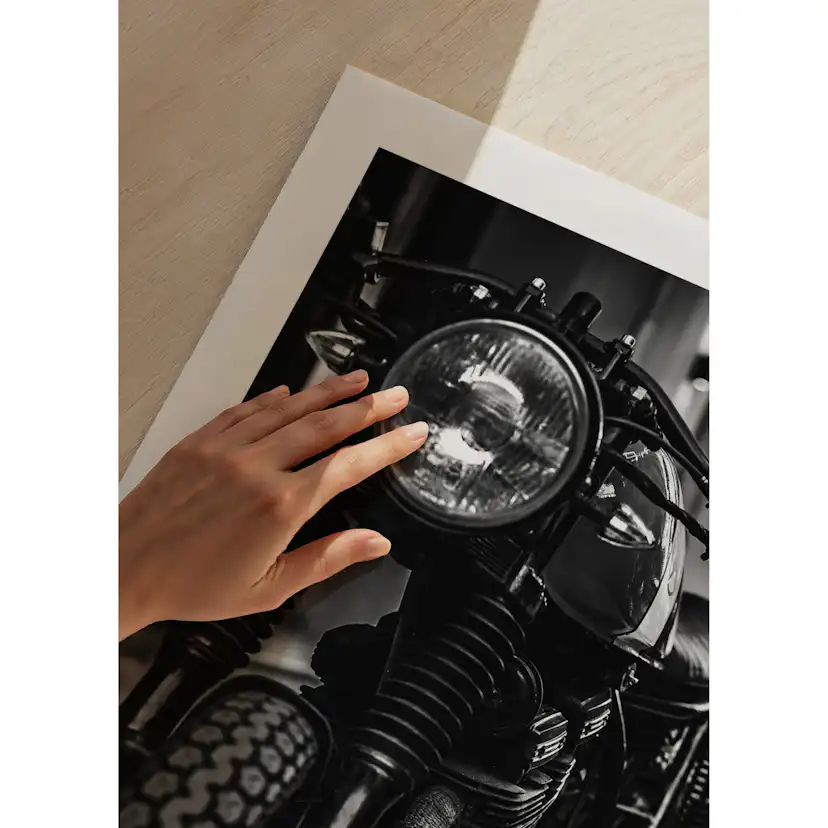 Poster Gallerix Black Motorcycle