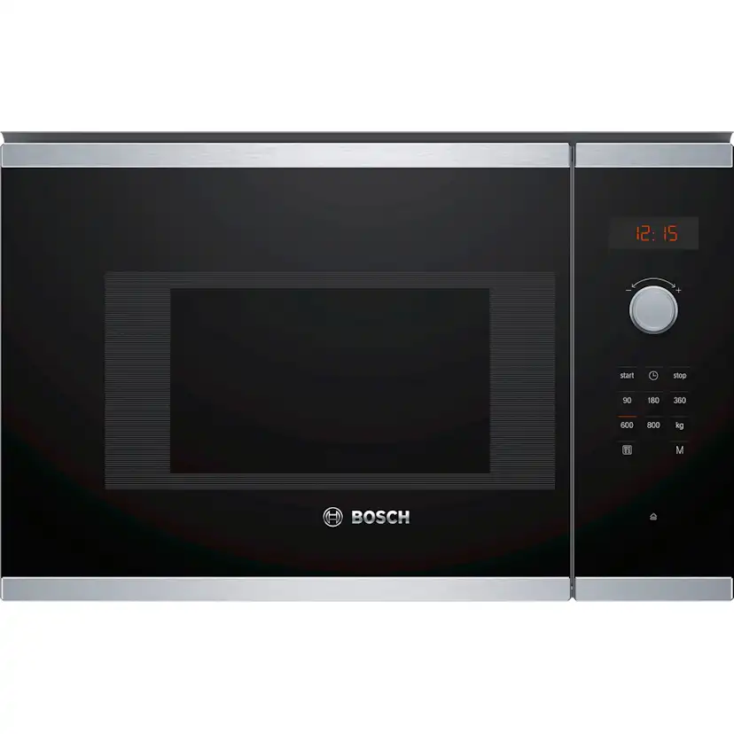 Mikrovågsugn Bosch Serie 4 BFL523MS0 Inbyggnadsmikro Rostfritt Stål 800W