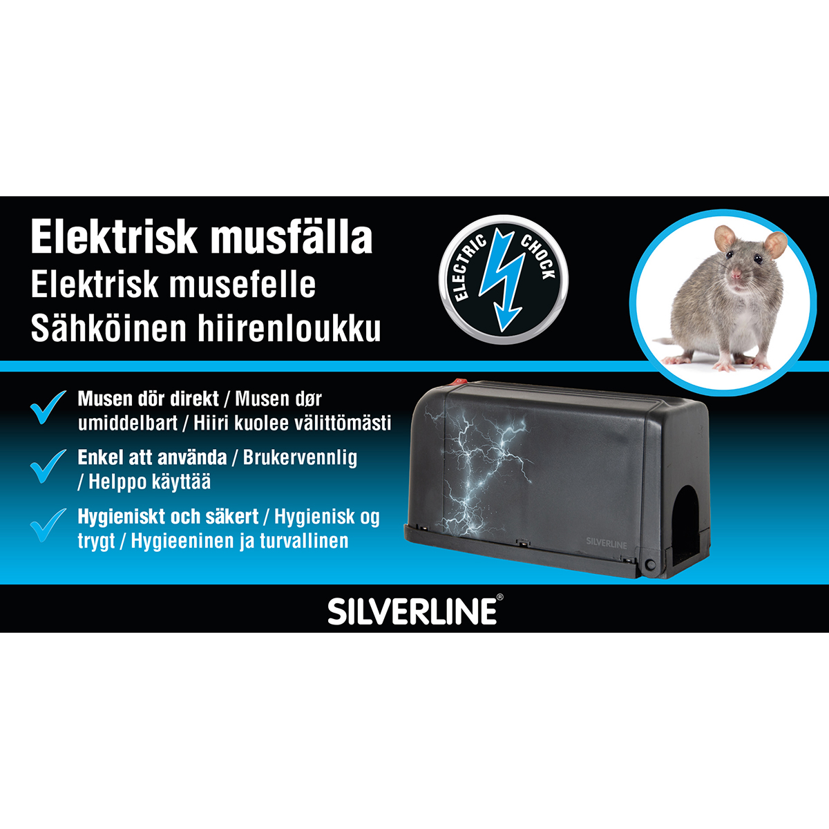 Musfälla Silverline Elektrisk