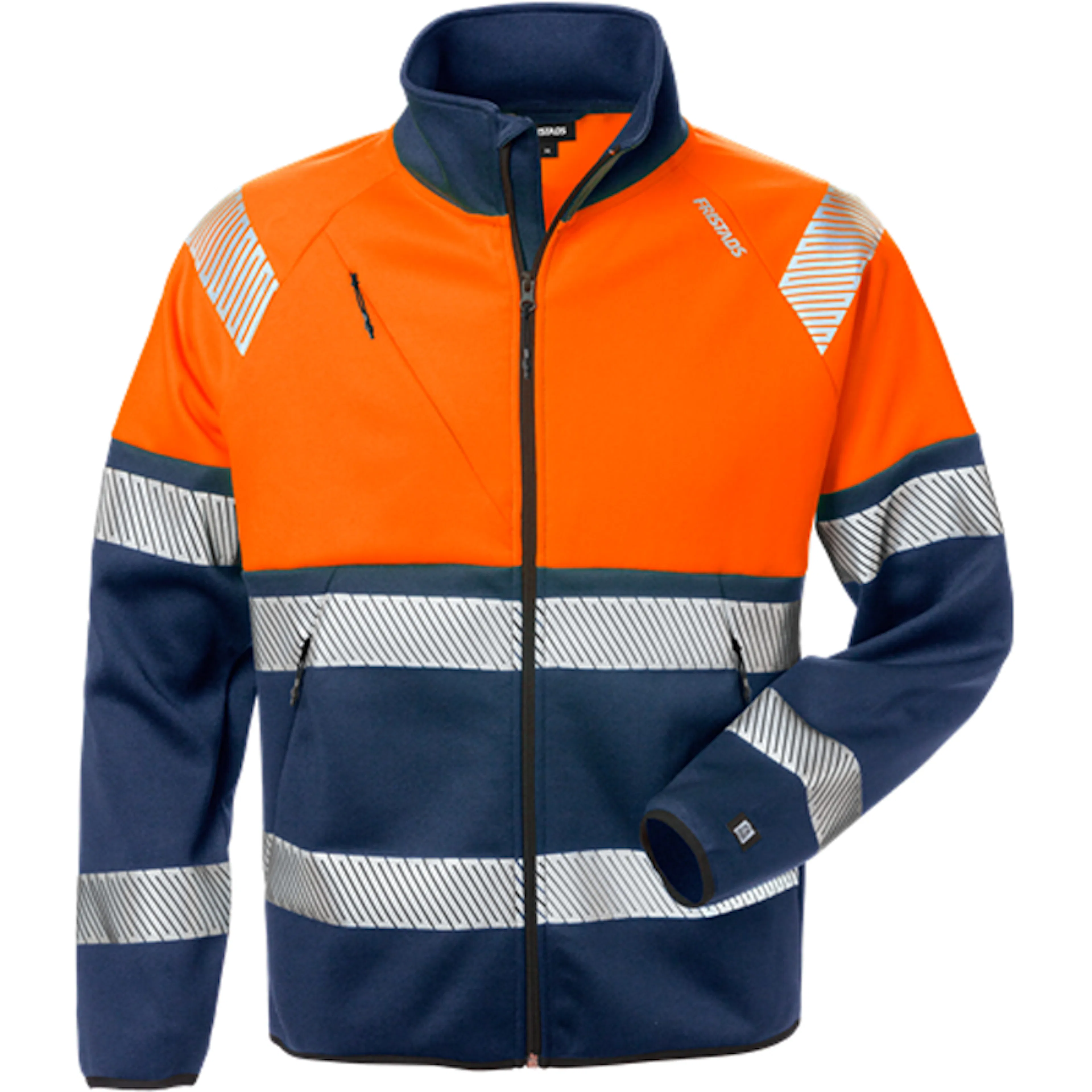Orange/Marinblå