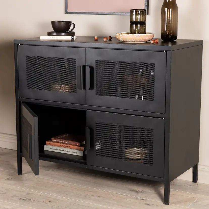Nett Cabinet - Black Svart