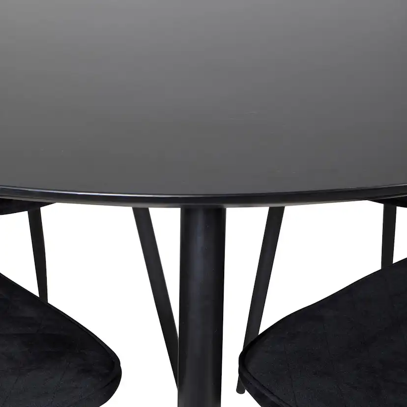 Matgrupp Venture Home Silvia med 4 Phoi Stolar Runt