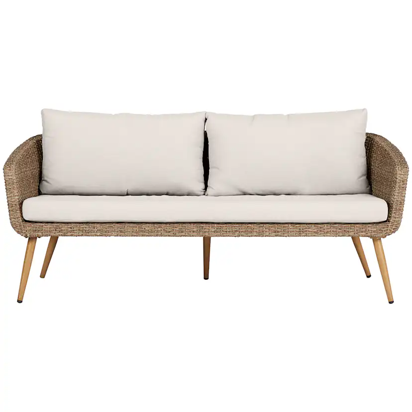 Soffa Comfort Garden Johannes 3-sits inkl. Dynor
