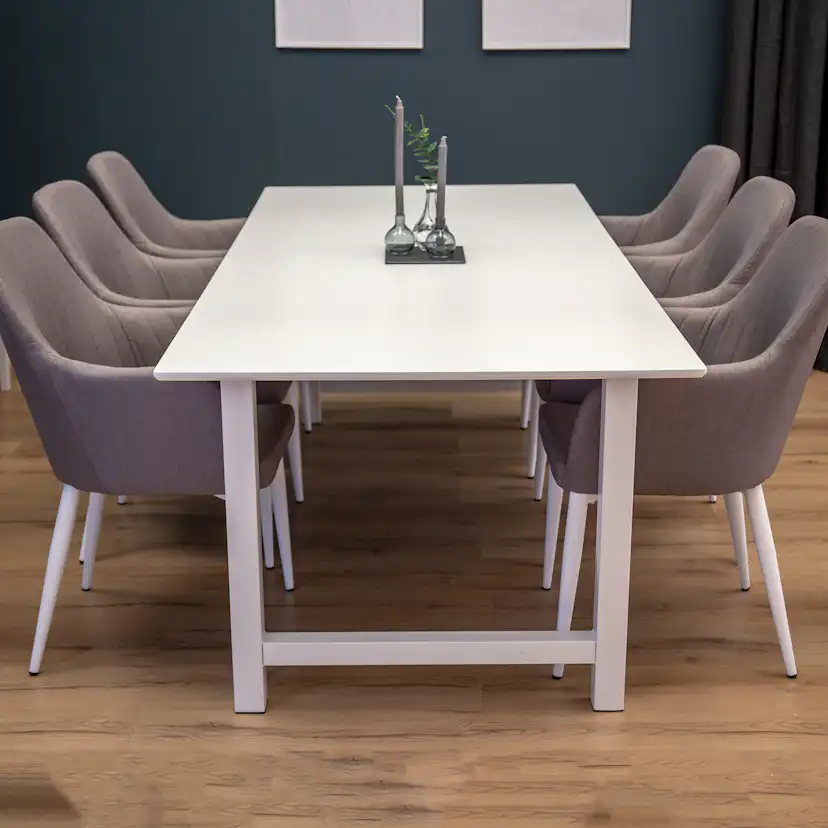 Matgrupp Venture Home Clara med 6 Corina Stolar Vita Ben